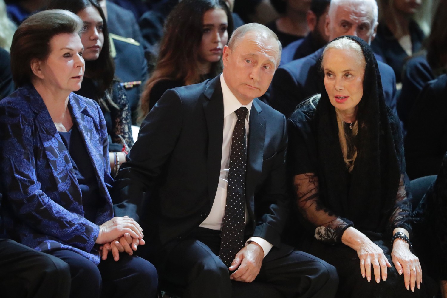 Валентина Терешкова, Владимир Путин и Нелли Кобзон