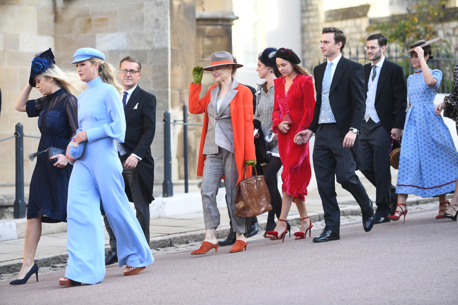 Гости на свадьбе принцессы Евгении.