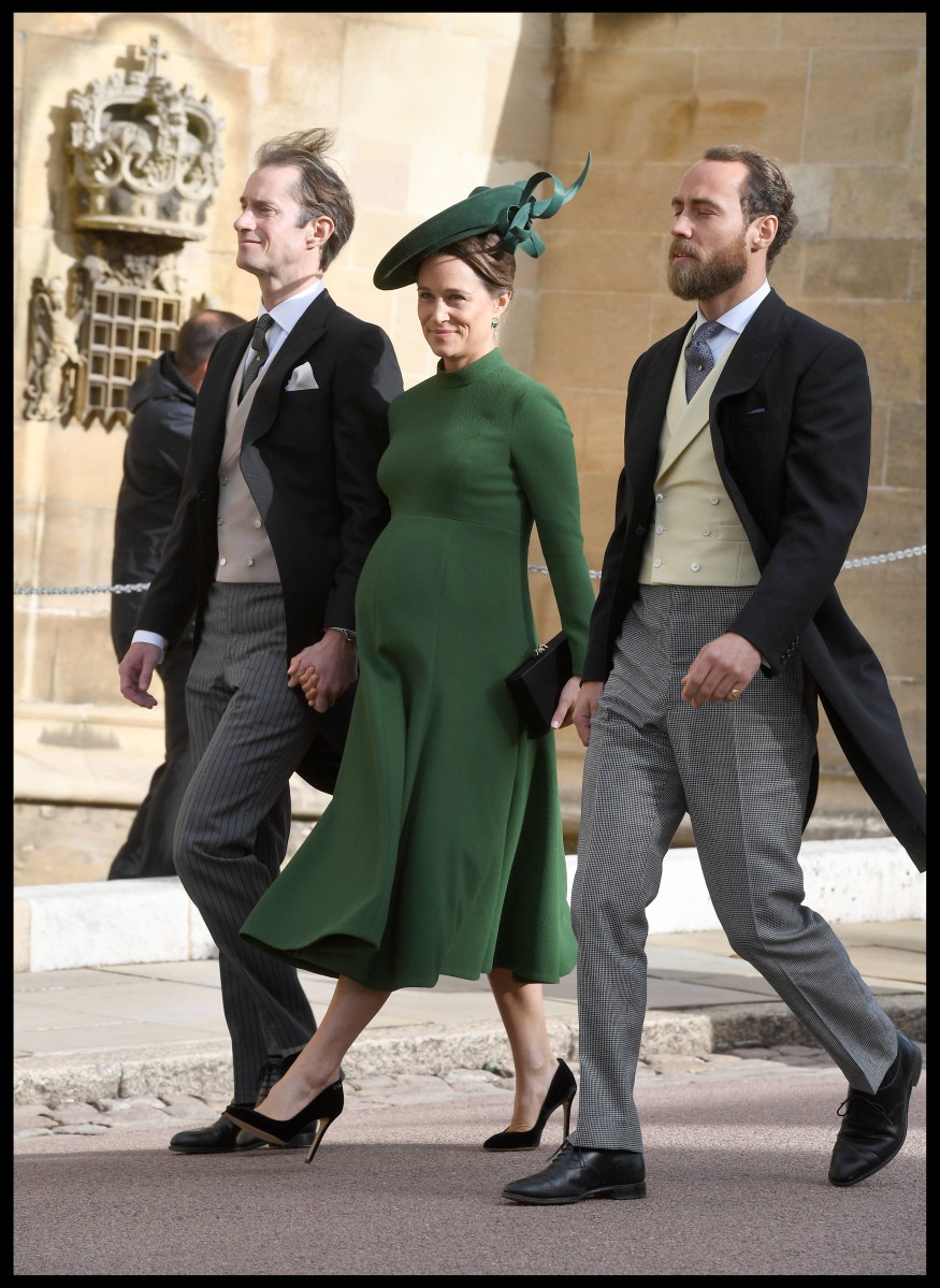 Беременная Пиппа Миддлтон с супругом.