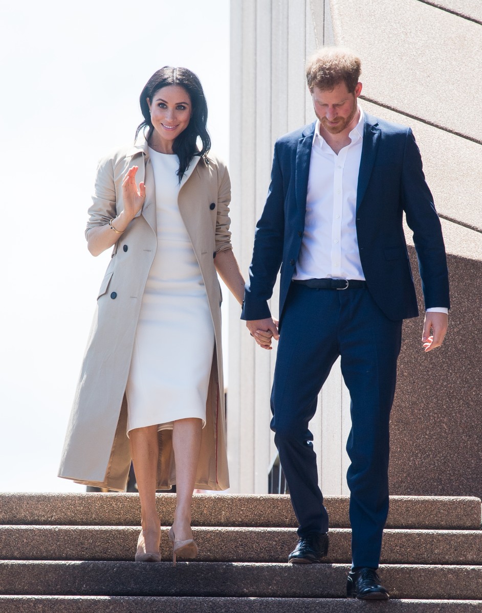 Меган и Гарри отправились на встречу с австралийскими поклонниками рядом Сиднейским оперным театром