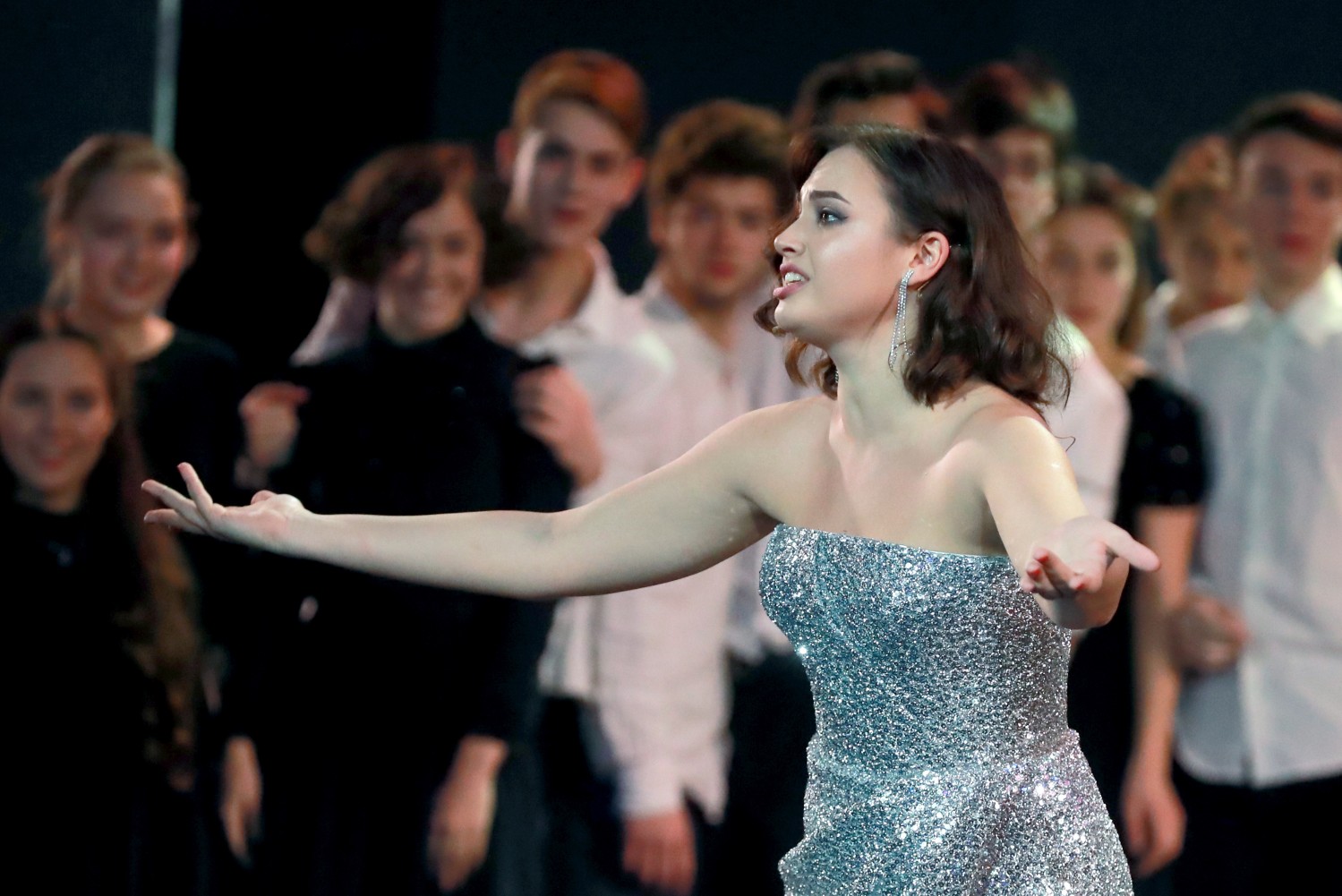 Певица, победительница шоу "Голос" Дарья Антонюк.