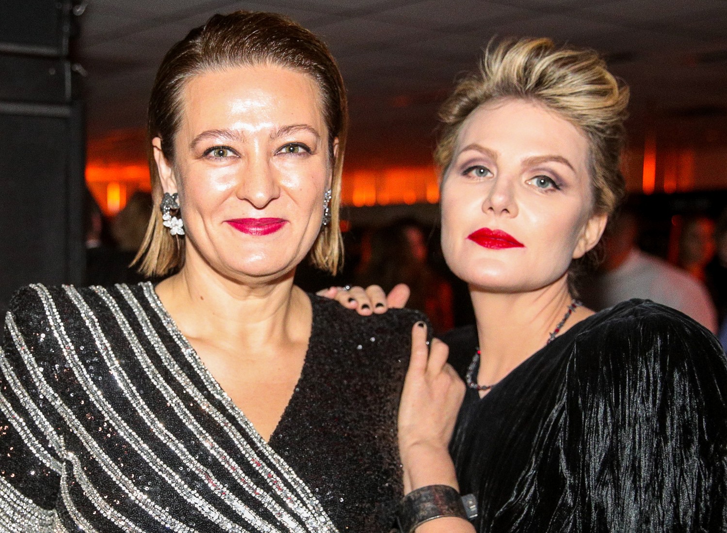 Главный редактор Vogue Россия Мария Федорова и актриса Рената Литвинова.