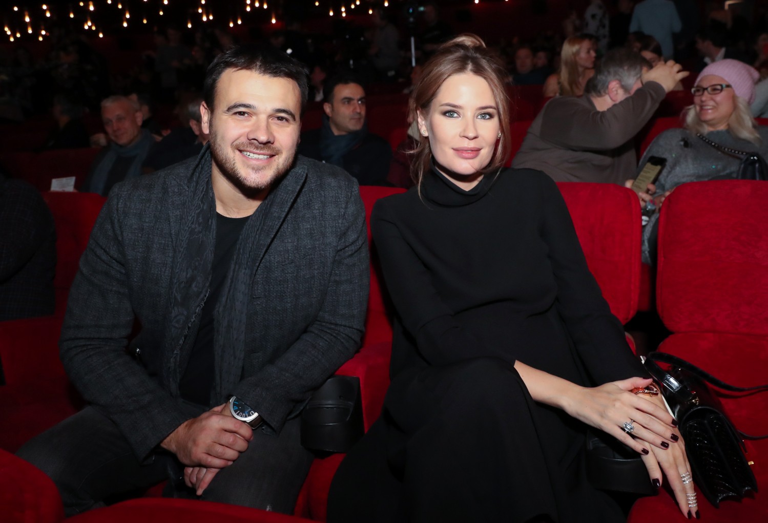 Певец Эмин Агаларов и его супруга Алена Гаврилова.