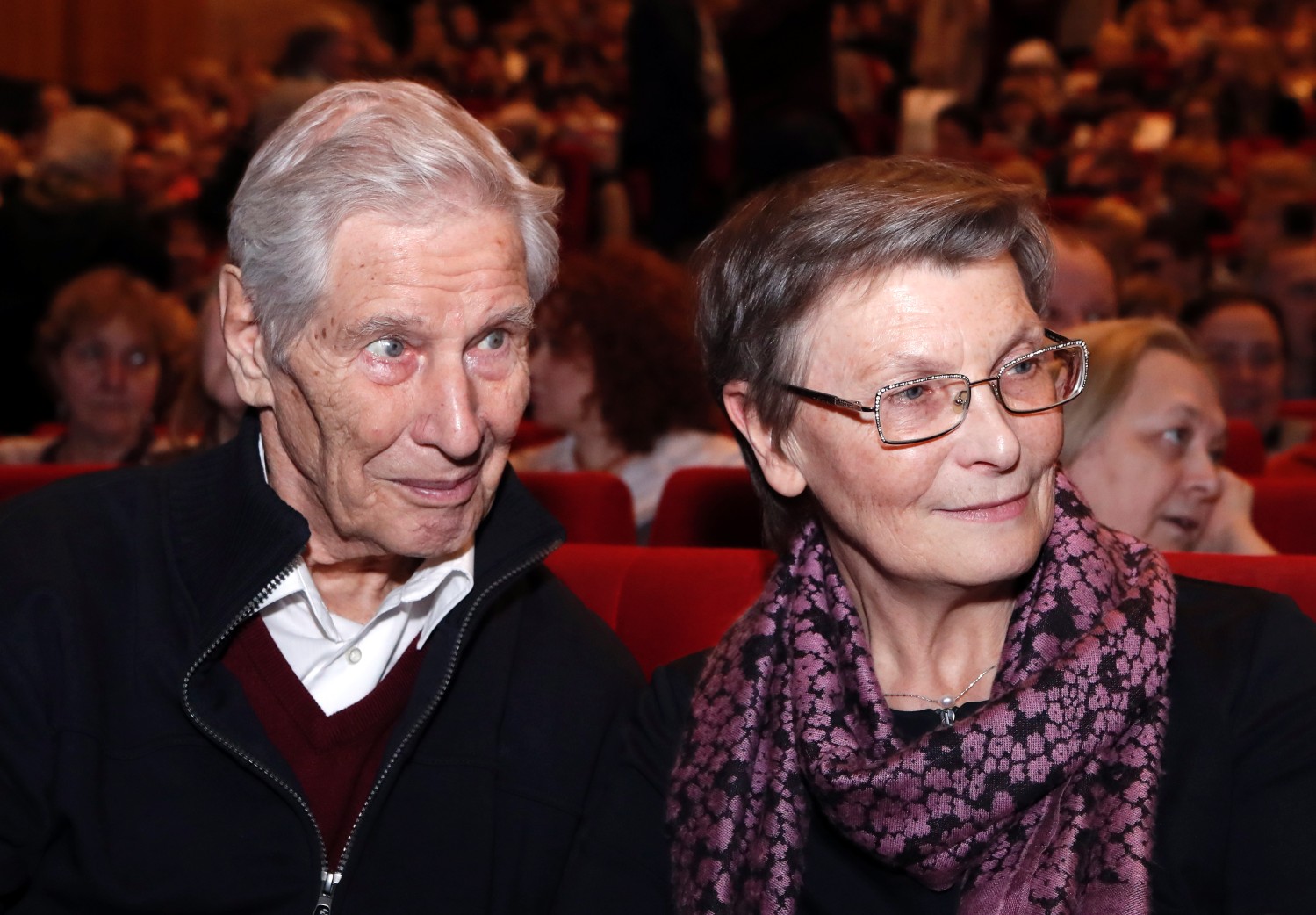 Актер Геннадий Юхтин и его супруга Лидия.