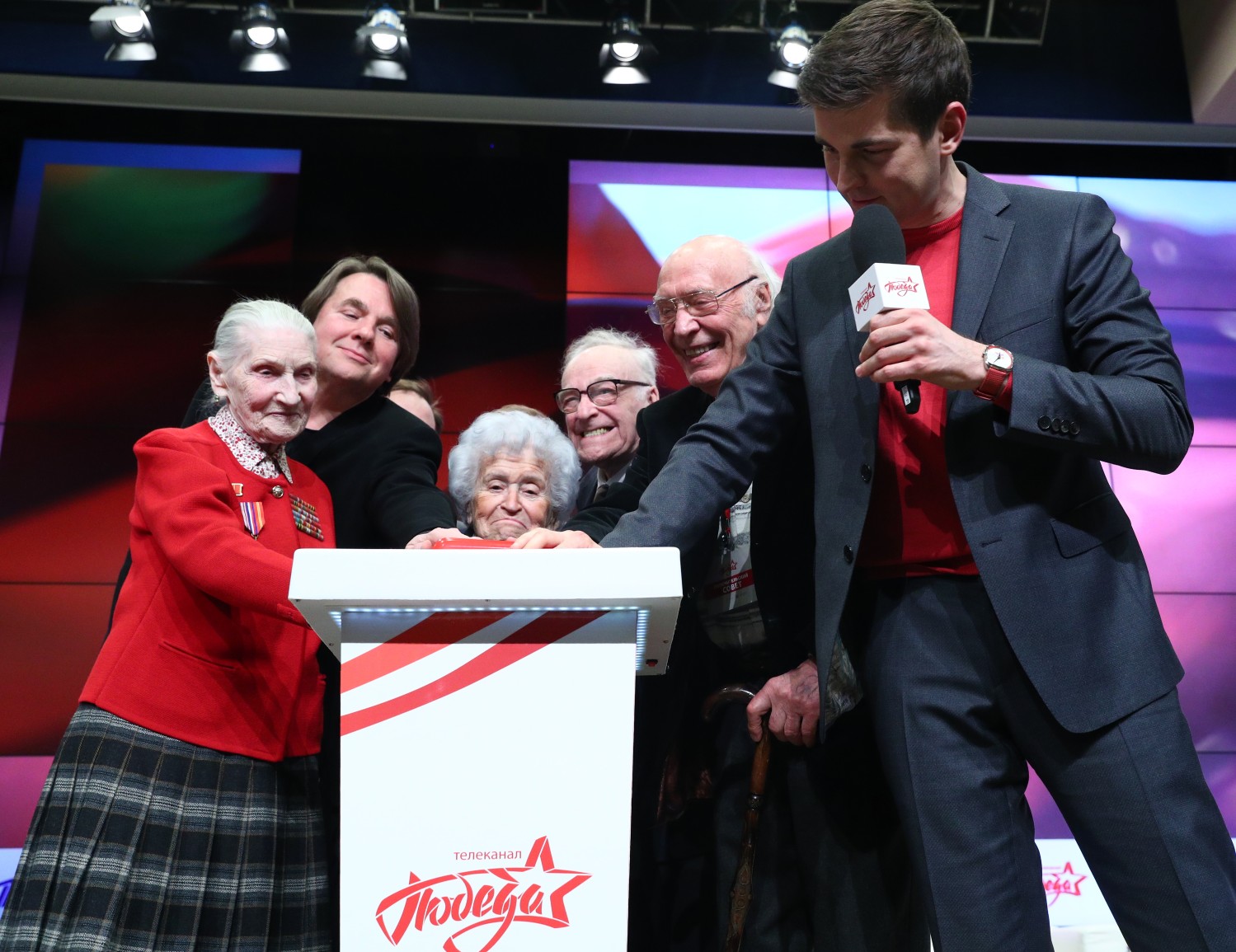 Запуск нового телеканала "Победа".