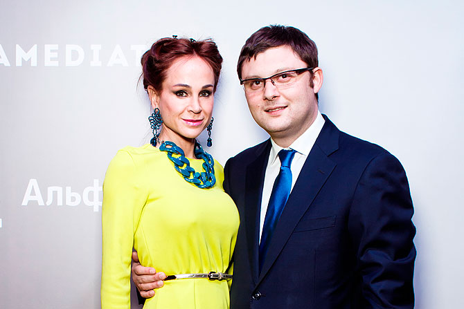 Василий Церетели пришел на премьеру с супругой