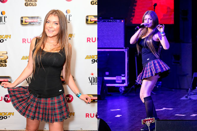 Исполнительница Акула (Оксана Почепа) продемонстрировала всем свою прекрасную фигуру