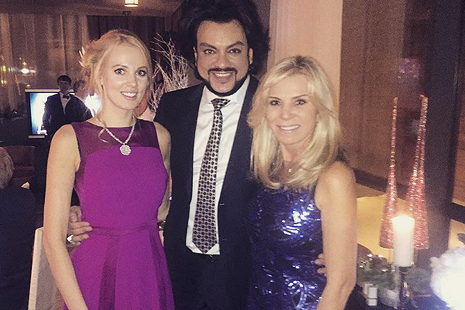 Олеся Бословяк, Филипп Киркоров и Марина Юдашкина