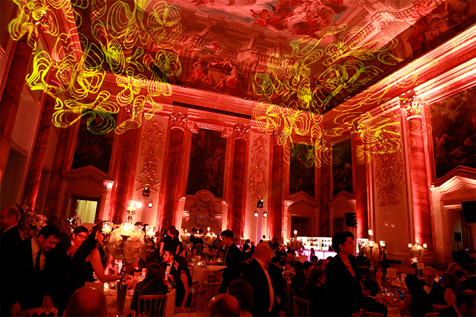 Основные гуляния состоялись во дворце Лихтенштейнов