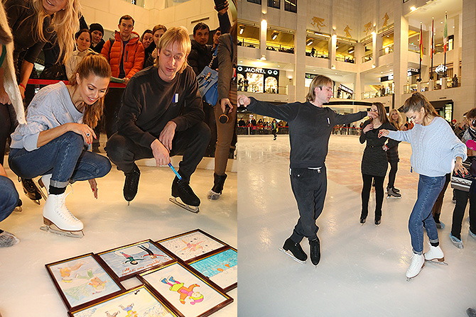 Порадовали звезды и детей, в рамках конкурса «Краски жизни», куратором которого является Боня, дети получили советы от спортсмена и показали свои рисунки