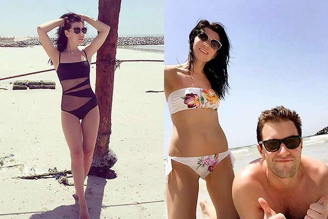 Российские селебрити проводят майские праздники на мировых курортах. Некоторые из них, например Екатерина Волкова, не упустили момента похвастаться красивыми формами