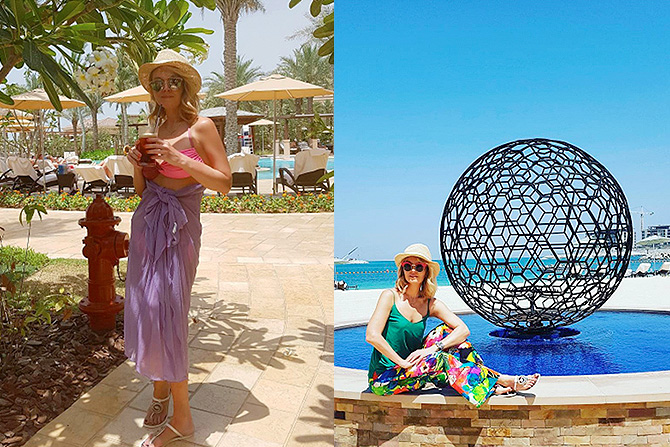 Певица Валерия проводит время в городе Дубаи