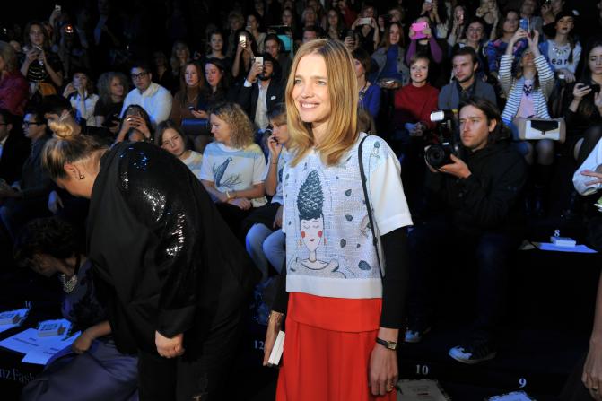 Через шесть недель после рождения первенца Лукаса в 2001 году Наталья вернулась на подиум