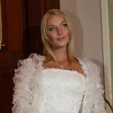 Свадебное платье? Волочкову сняли в торжественном виде после расставания с любовником